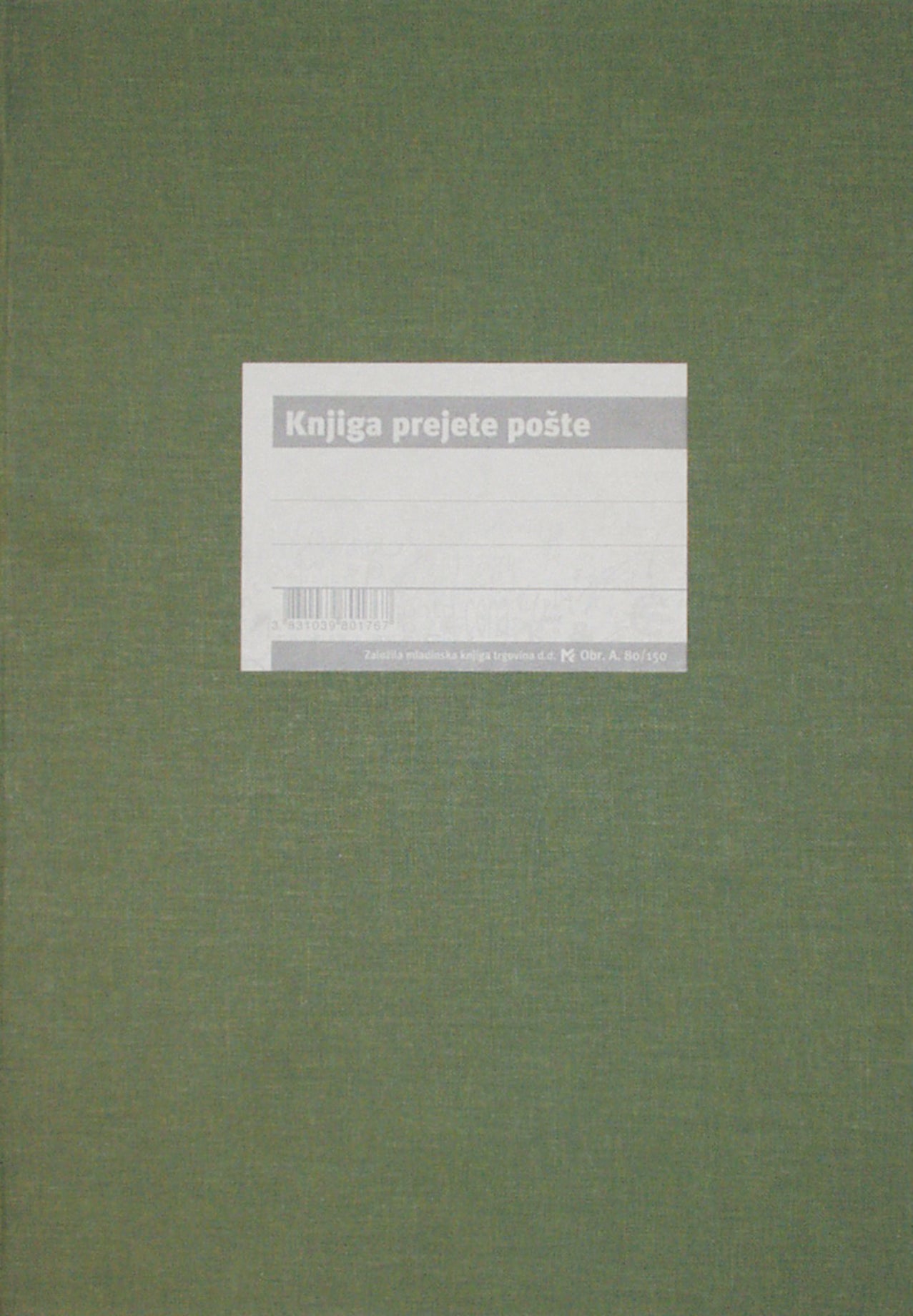 Knjiga prejete pošte, A.80