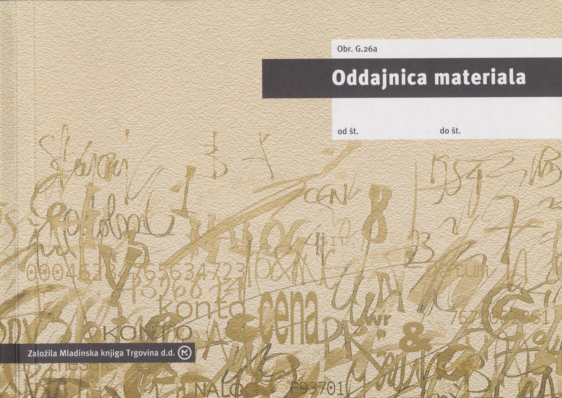 Oddajnica materiala, G.26A