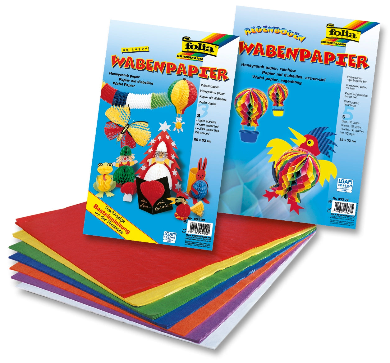 Papir satovje Folia, 33 x 40 cm, 5/1