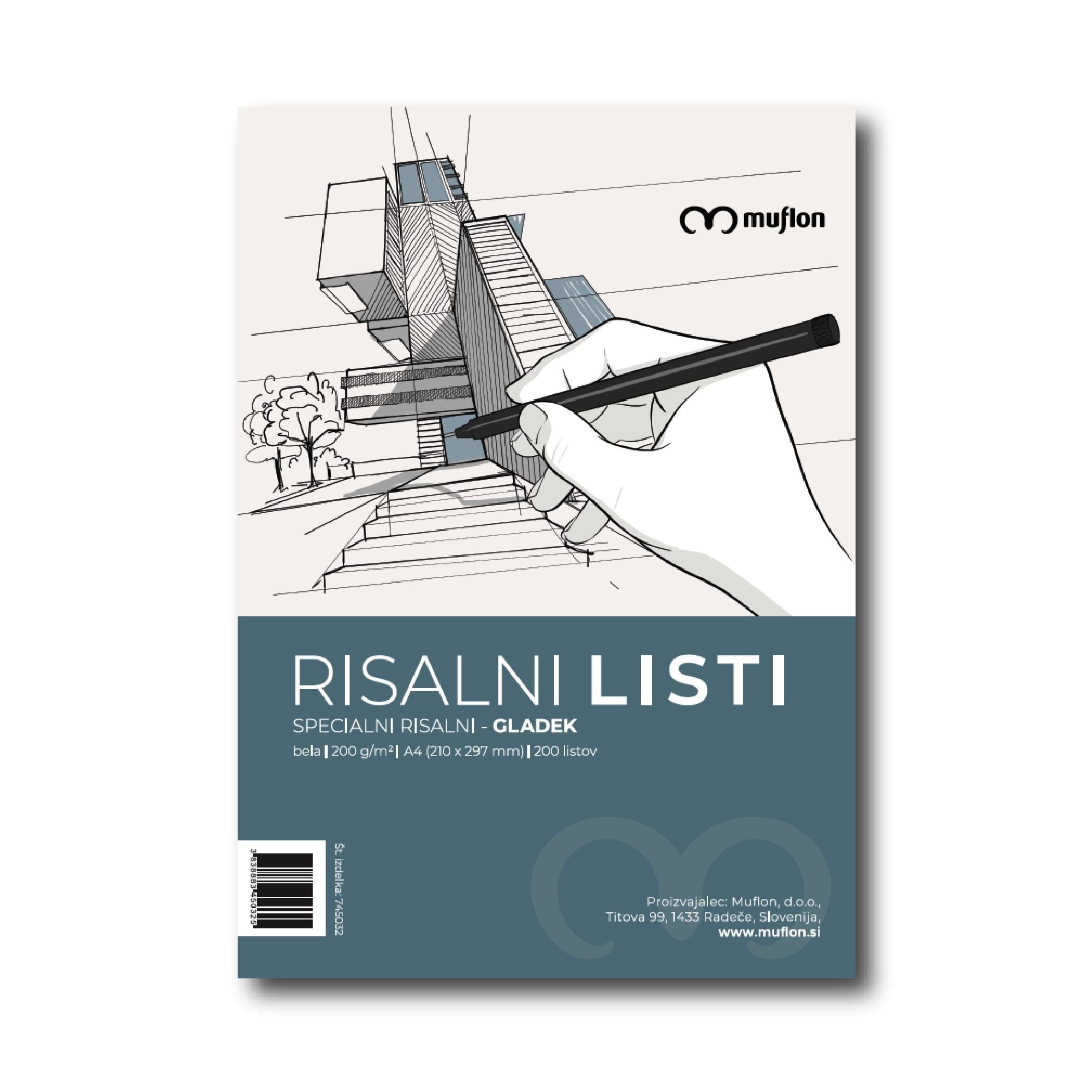 Specialni risalni papir A3/A4, 200 g, bel