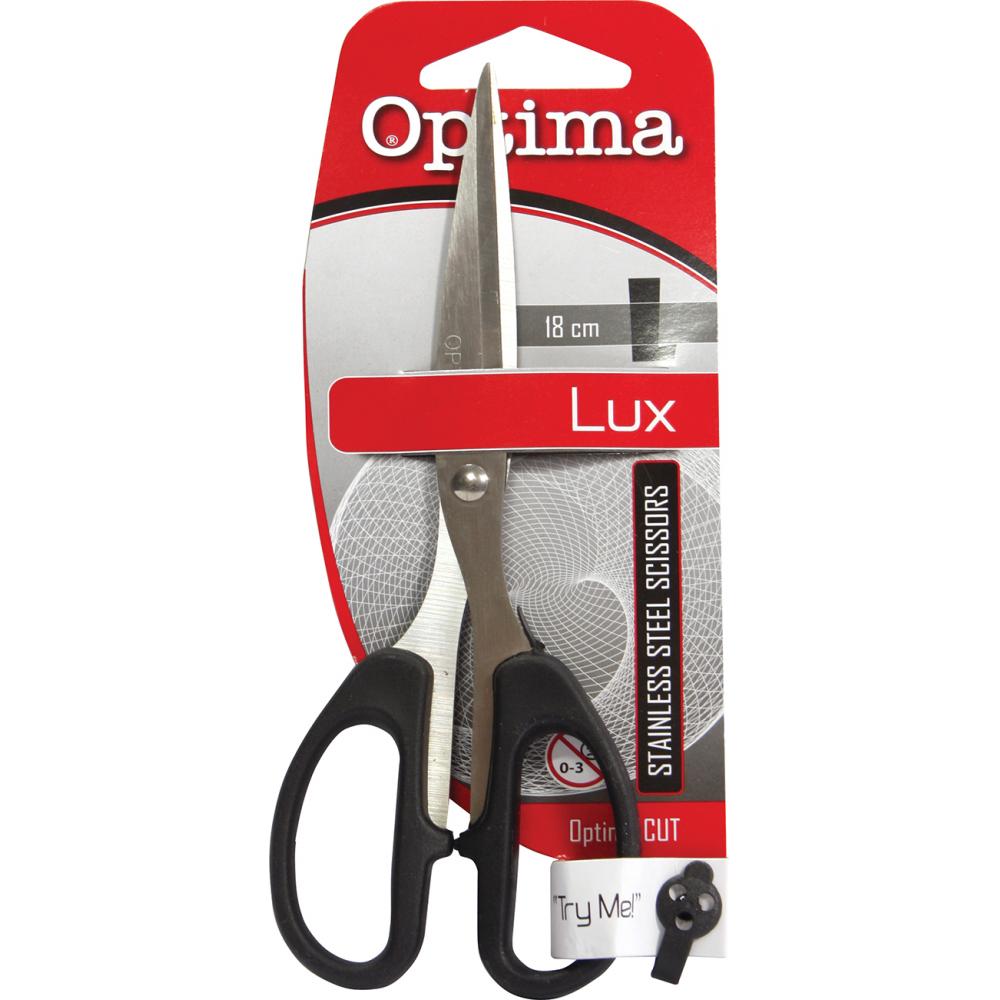 Škarje Optima Lux 26505, PVC ročaj, 16 cm