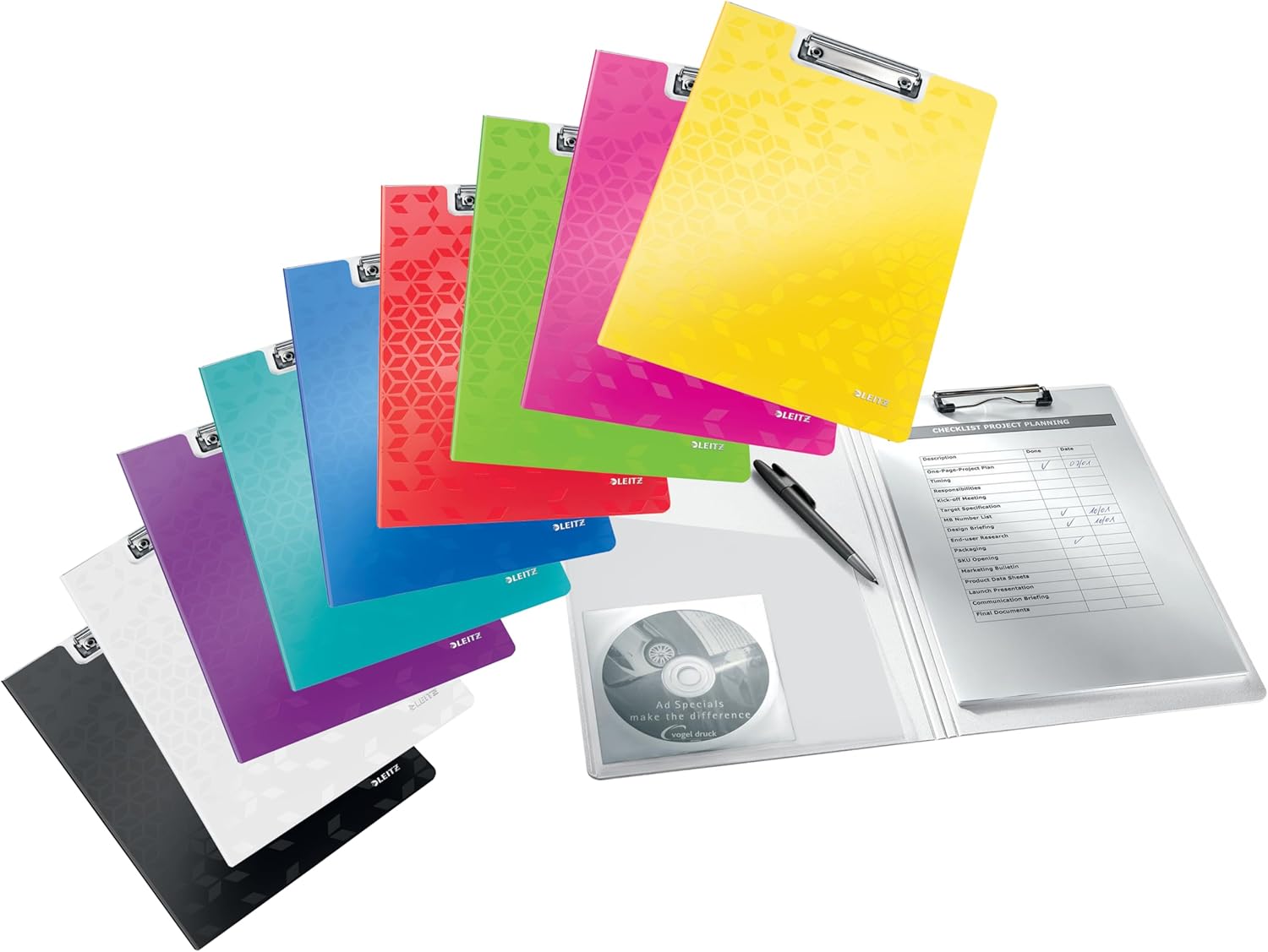 Tablica clipboard s pokrovom Leitz Wow Esselte 4199