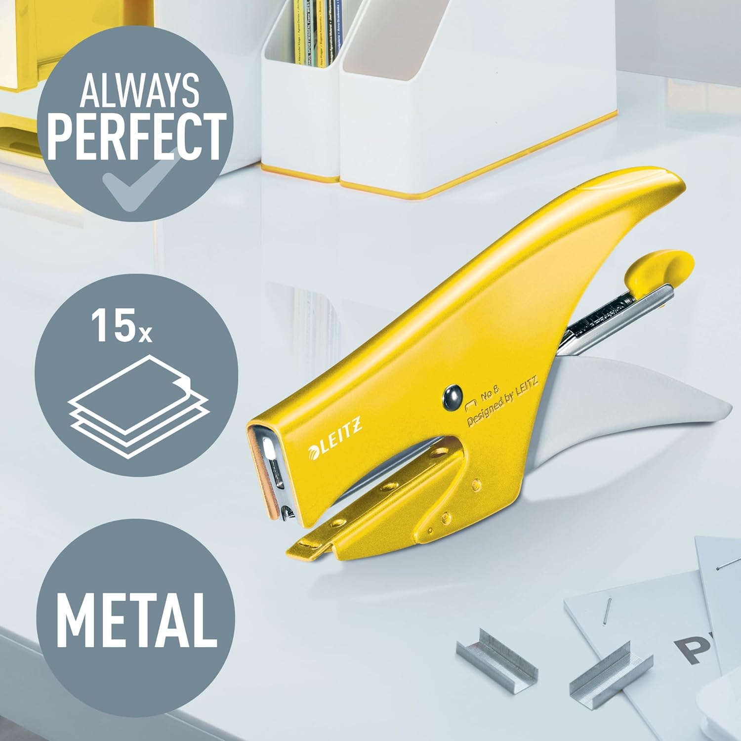 Spenjač klešče Leitz Wow No.8, 15l