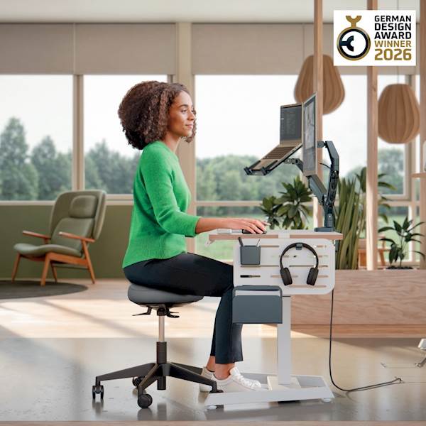 Aktivni stol Ergo Active, s kolesi