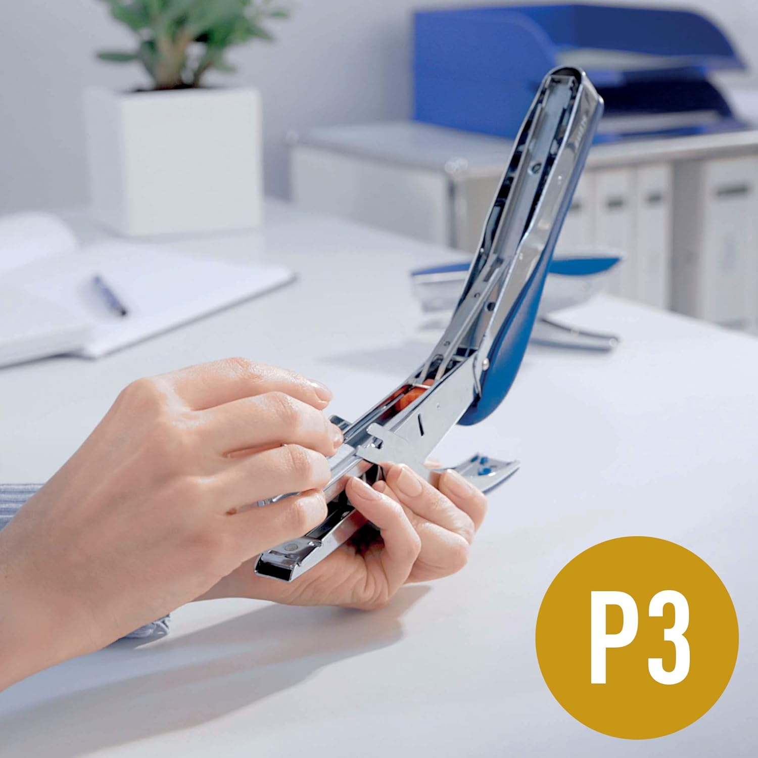 Spenjač klešče Leitz Allura, 30 l, modre