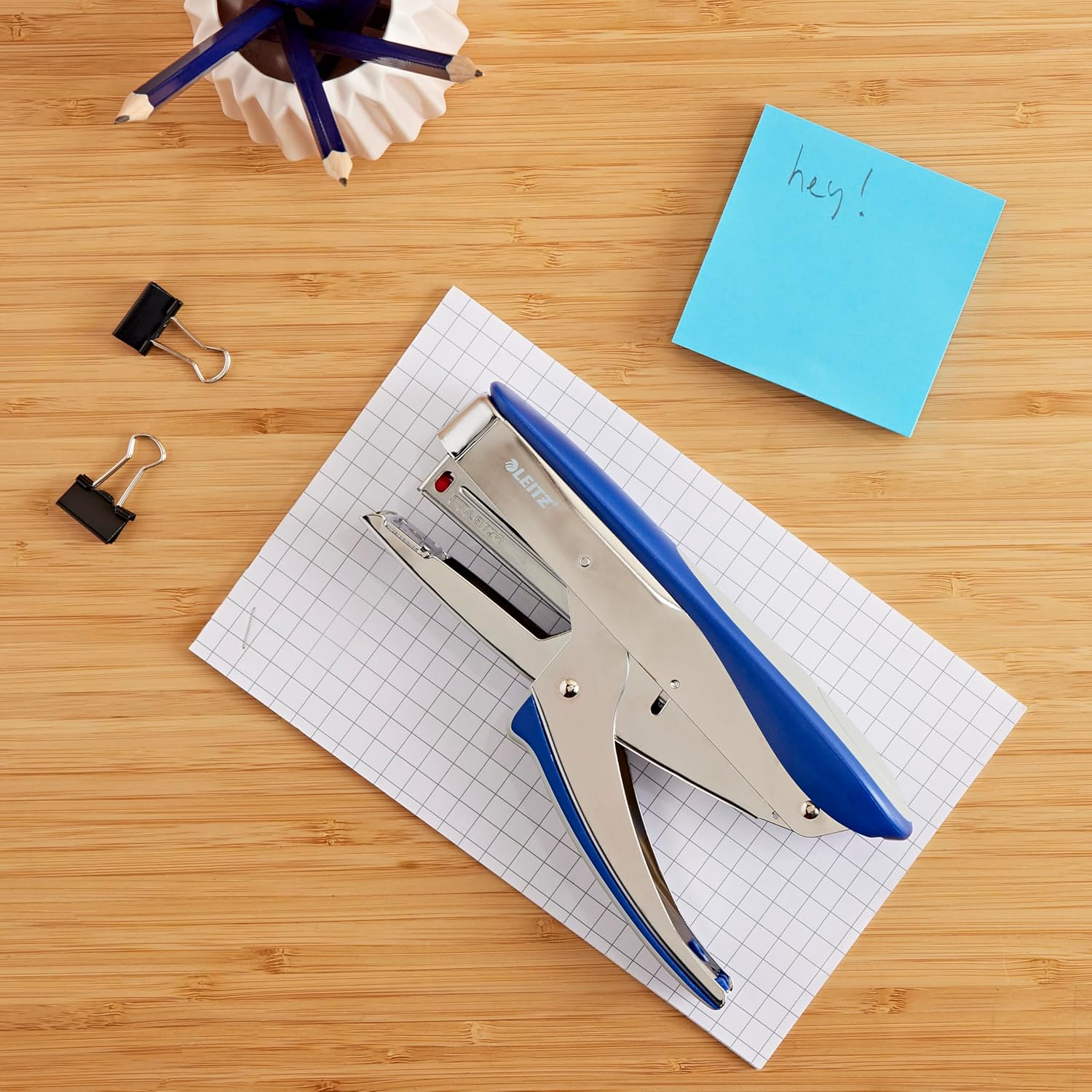 Spenjač klešče Leitz Allura, 30 l, modre