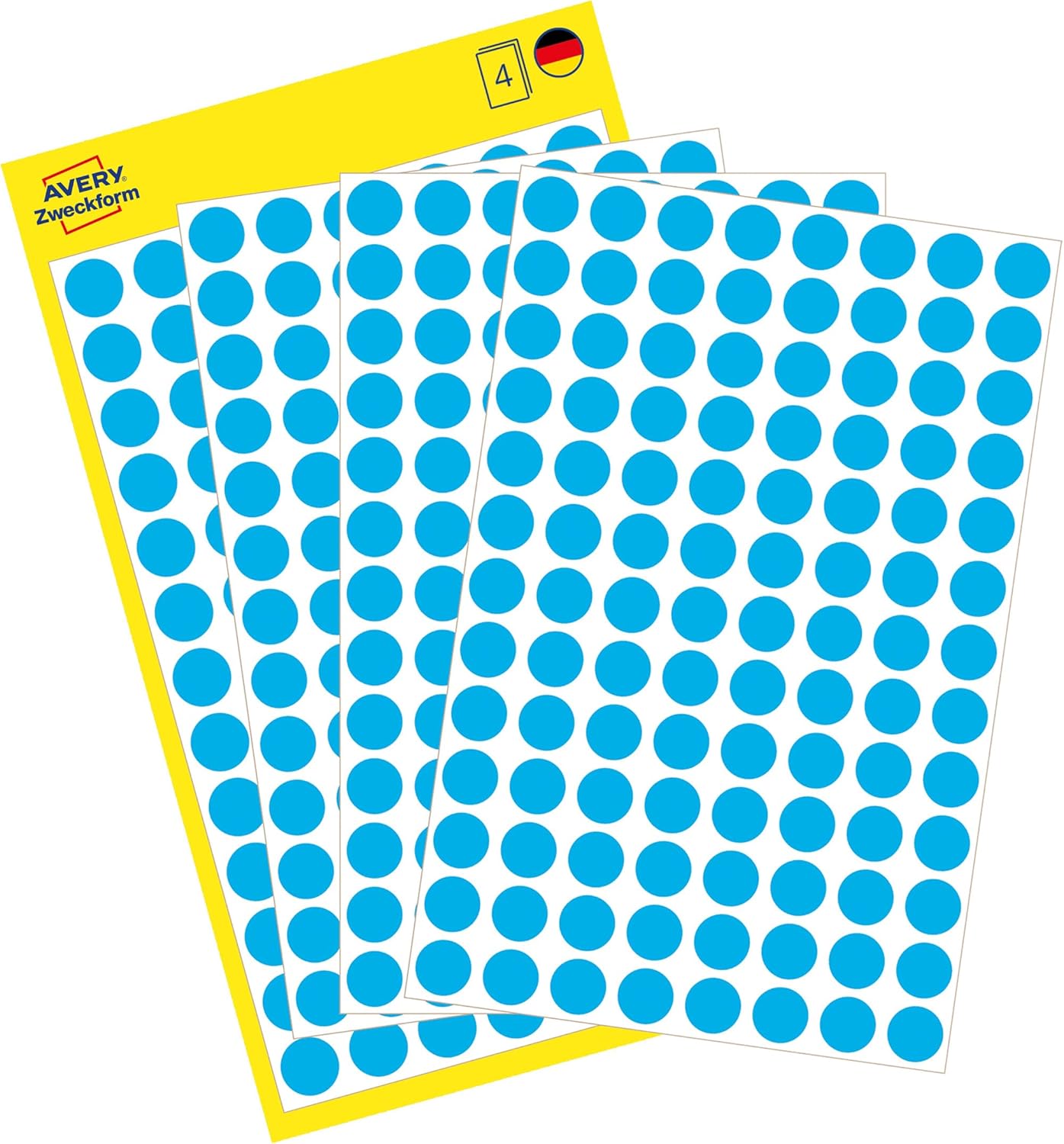 Etikete papirne barvne okrogle markirne Avery Zweckform