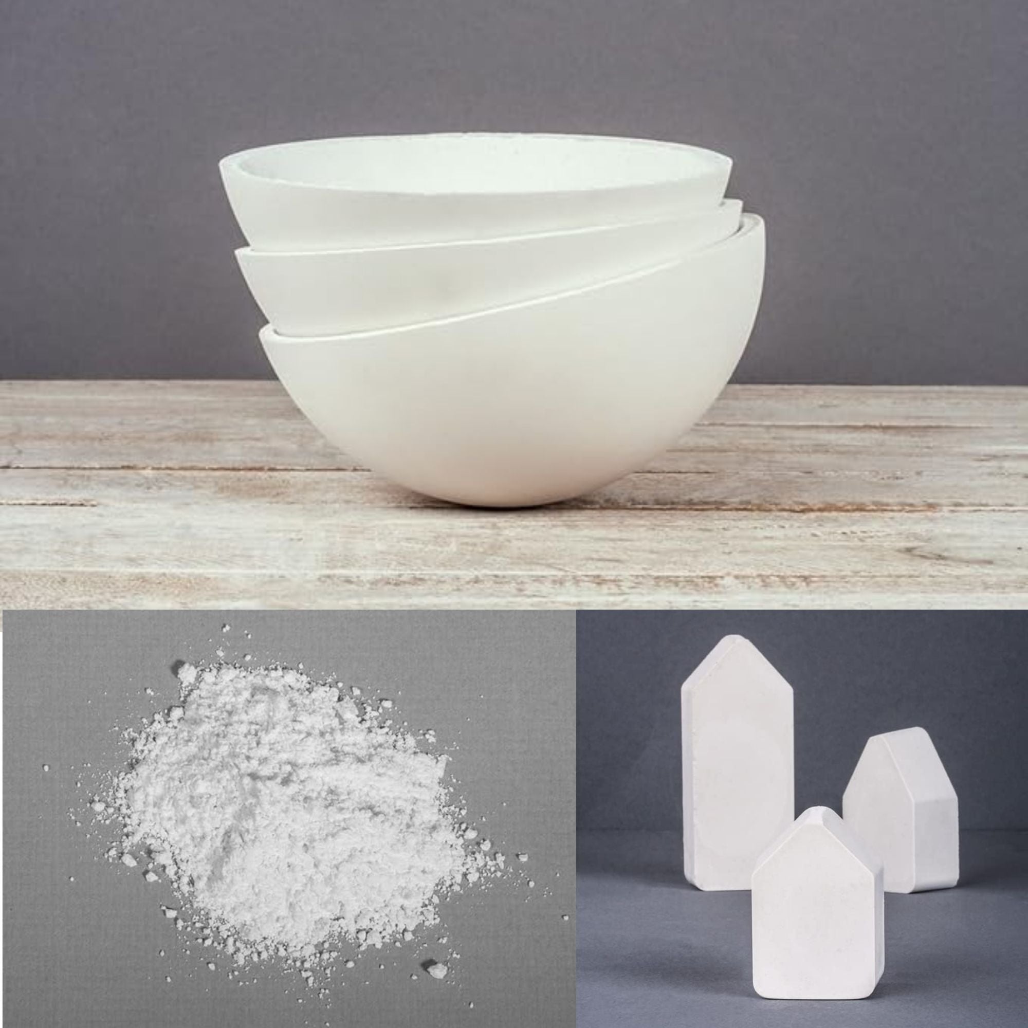 Prah za vlivanje keramični Raysin 3410302, 1kg, bel