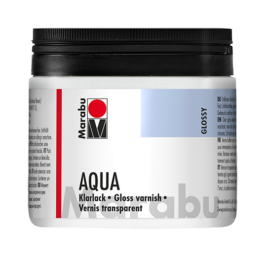 Lak Marabu, na vodni osnovi, mat/sijaj/svilnat
