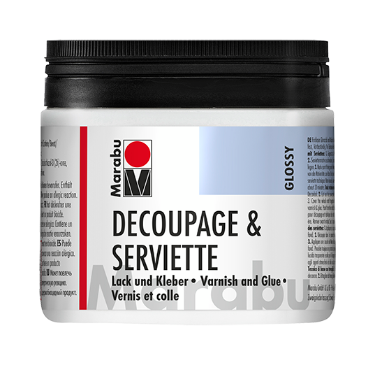 Marabu Decoupage & Serviette lak in lepilo mat/sijaj, 500 ml