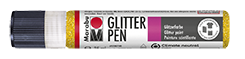 Barva z bleščicami Marabu Glitter Pen, 25 ml