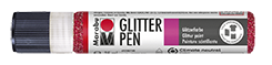 Barva z bleščicami Marabu Glitter Pen, 25 ml