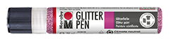 Barva z bleščicami Marabu Glitter Pen, 25 ml