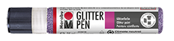 Barva z bleščicami Marabu Glitter Pen, 25 ml