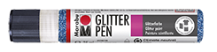 Barva z bleščicami Marabu Glitter Pen, 25 ml