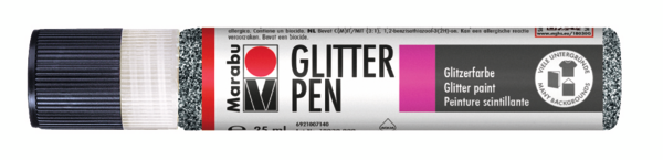 Barva z bleščicami Marabu Glitter Pen, 25 ml