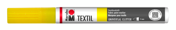 Marker za tekstil Marabu Glitter, 3 mm