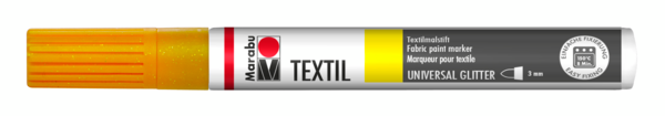 Marker za tekstil Marabu Glitter, 3 mm