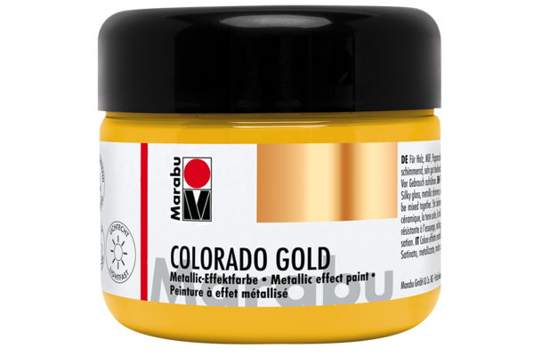 Barva Marabu Colorado Gold, za kovinski učinek, 225 ml