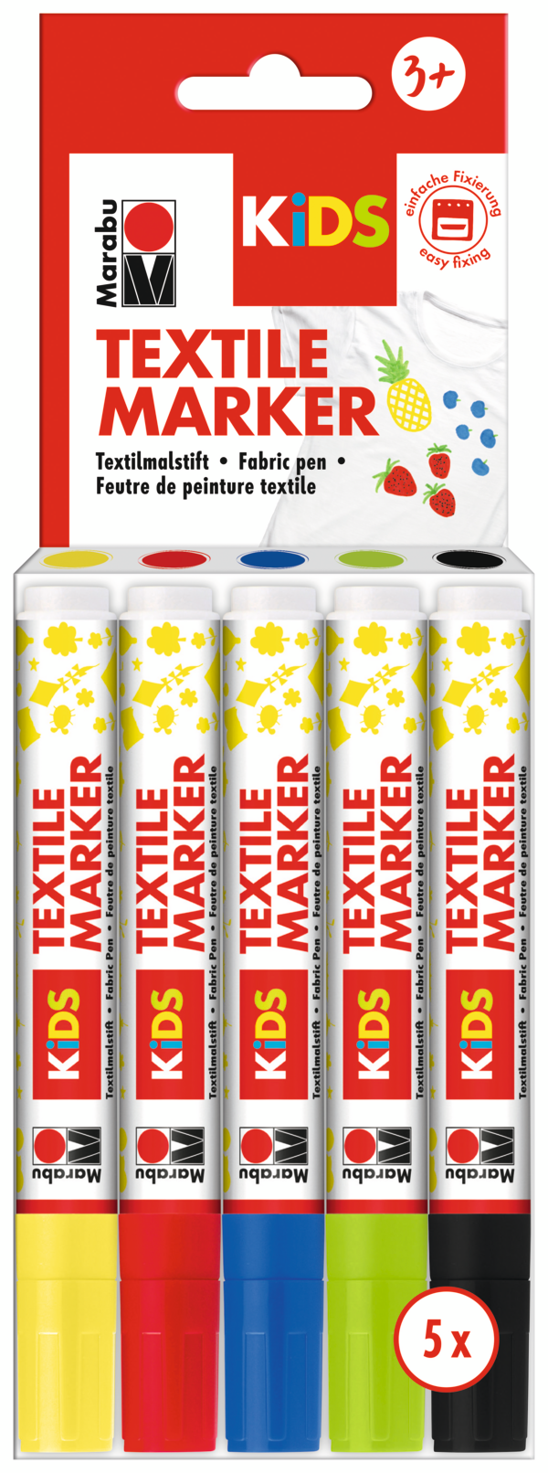 Marker za tekstil Marabu KiDS, seti