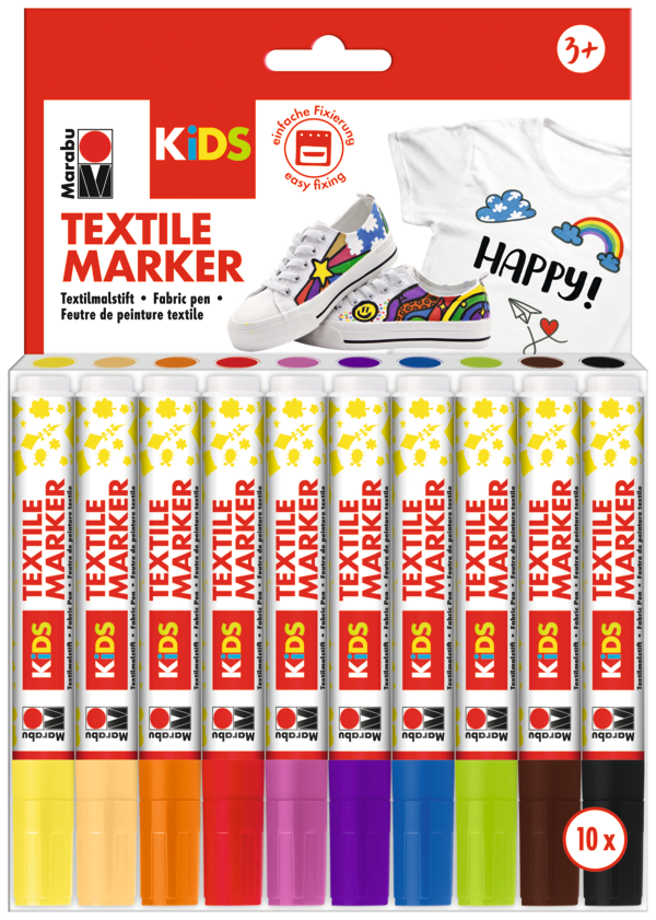 Marker za tekstil Marabu KiDS, seti
