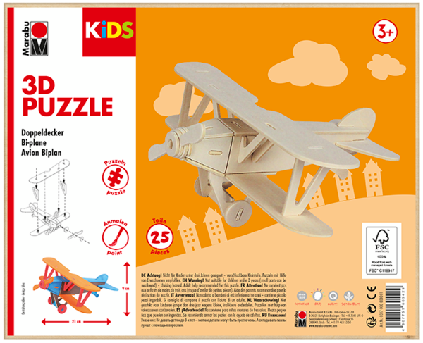 Marabu KiDS 3D Puzzle Letalo