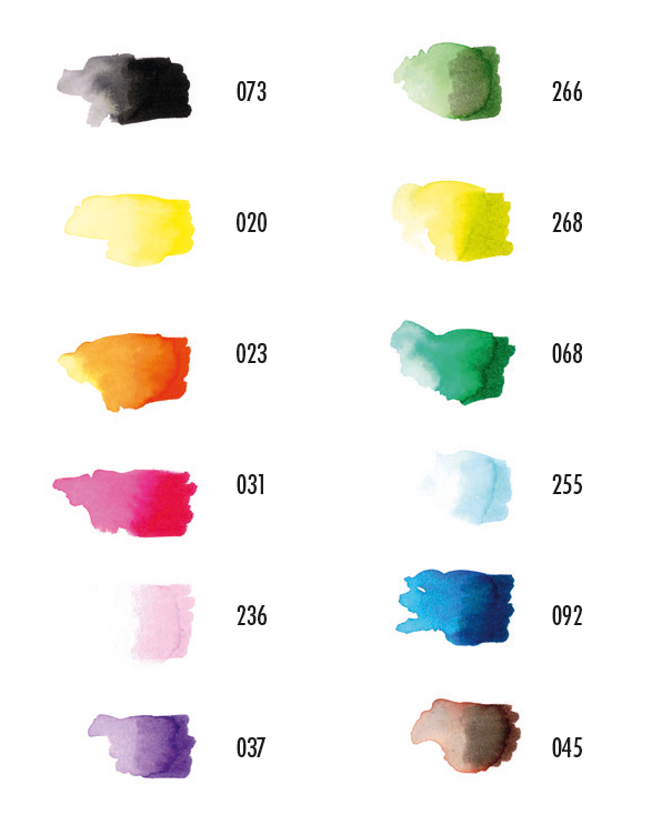 Marker Marabu Aqua Pen Graphix, seti