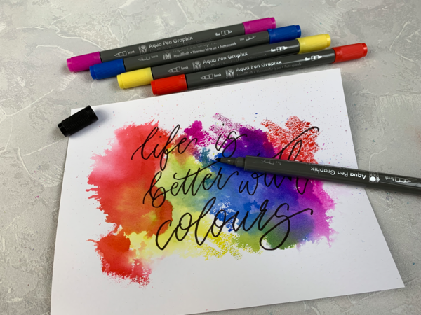 Marker Marabu Aqua Pen Graphix, seti