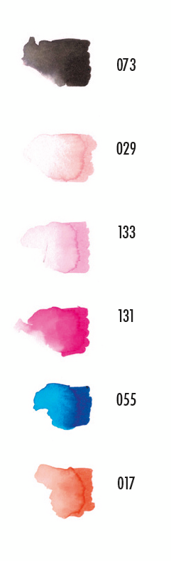 Marker Marabu Aqua Pen Graphix, seti