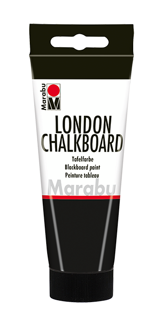 Barva za tablo Marabu London Chalkboard, črna/temno zelena, 100 ml