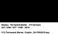 Marker permanentni Marabu Graphix