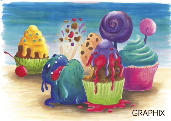 Marker skicirni Marabu Graphix Sugarholic, 12/1