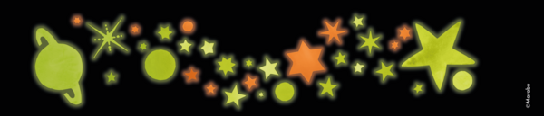 Barva Marabu Glow in the Dark Dream/Stars, seta, 3 x 15 ml