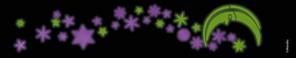 Barva Marabu Glow in the Dark Dream/Stars, seta, 3 x 15 ml