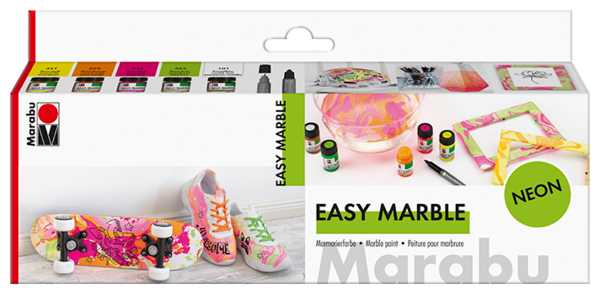 Barva za marmoriranje Marabu, seti
