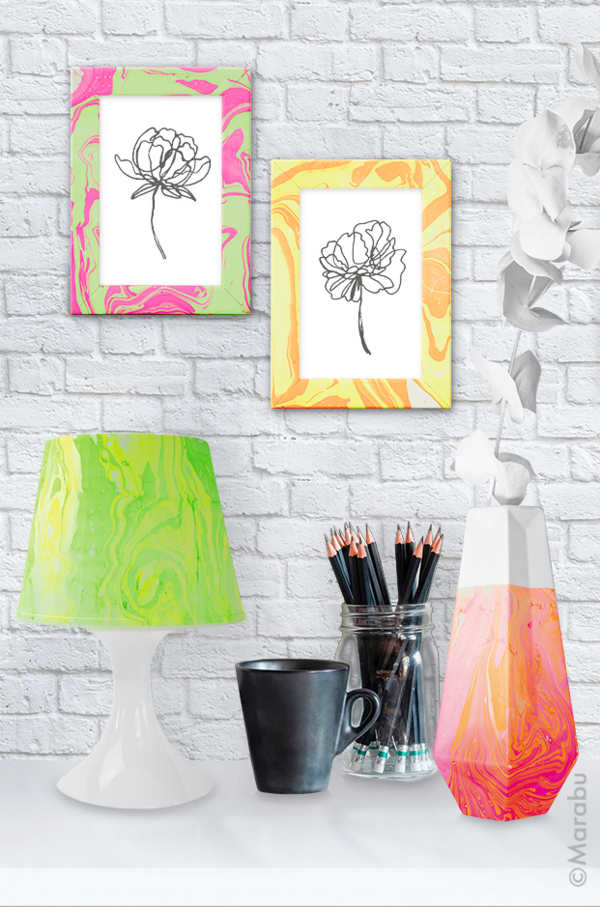 Barva za marmoriranje Marabu, seti