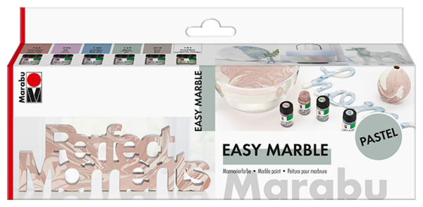 Barva za marmoriranje Marabu, seti