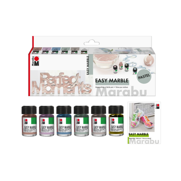 Barva za marmoriranje Marabu, seti