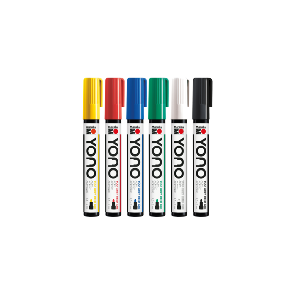 Marker akrilni Marabu Yono set, 6/1