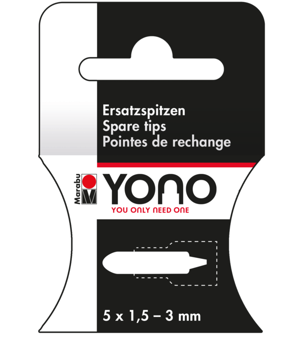 Marker akrilni Marabu Yono, nadomestne konice