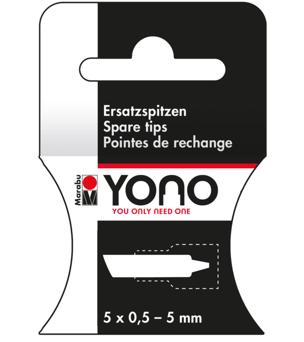 Marker akrilni Marabu Yono, nadomestne konice