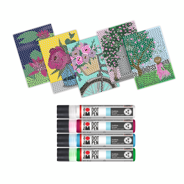 Marabu Dot Pen, seti