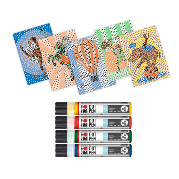 Marabu Dot Pen, seti