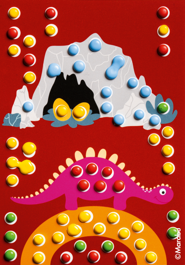 Marabu KiDS Dot Pen, seti, 4 x 25 ml