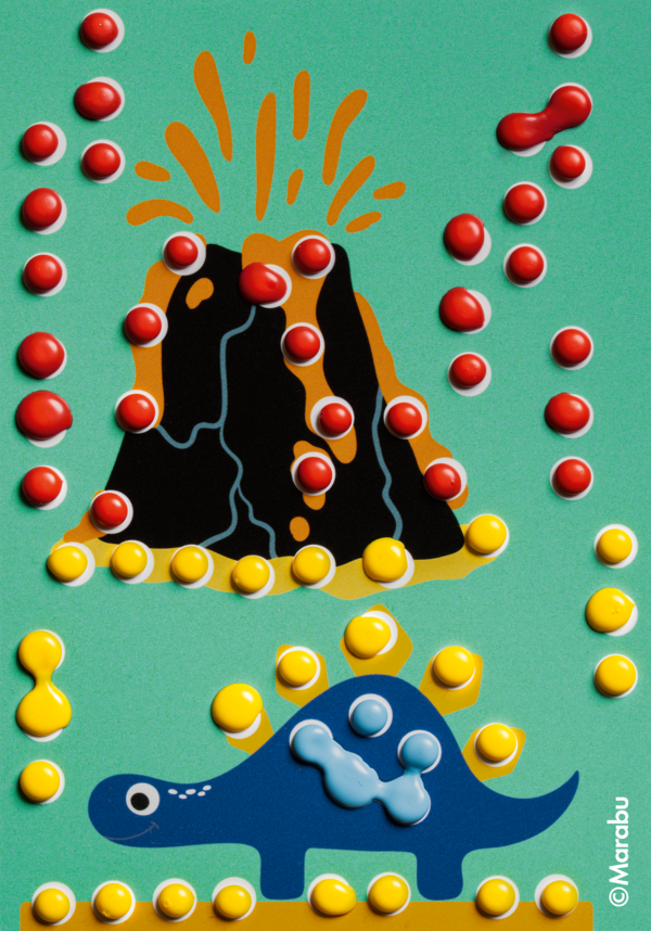 Marabu KiDS Dot Pen, seti, 4 x 25 ml