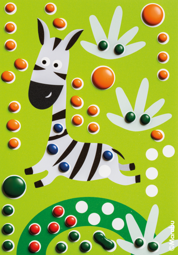 Marabu KiDS Dot Pen, seti, 4 x 25 ml