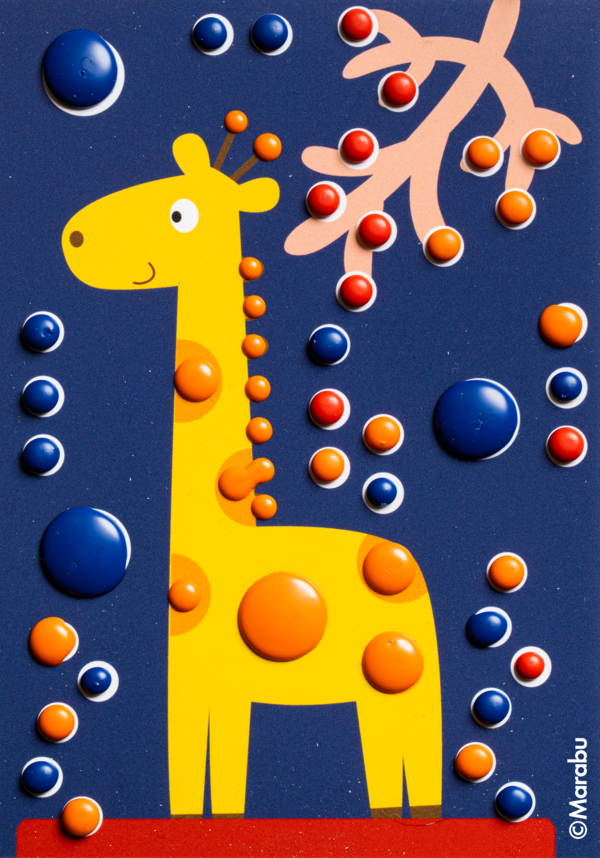 Marabu KiDS Dot Pen, seti, 4 x 25 ml