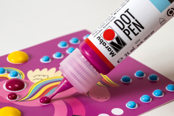 Marabu KiDS Dot Pen, seti, 4 x 25 ml