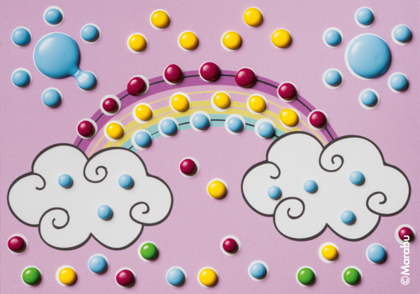 Marabu KiDS Dot Pen, seti, 4 x 25 ml