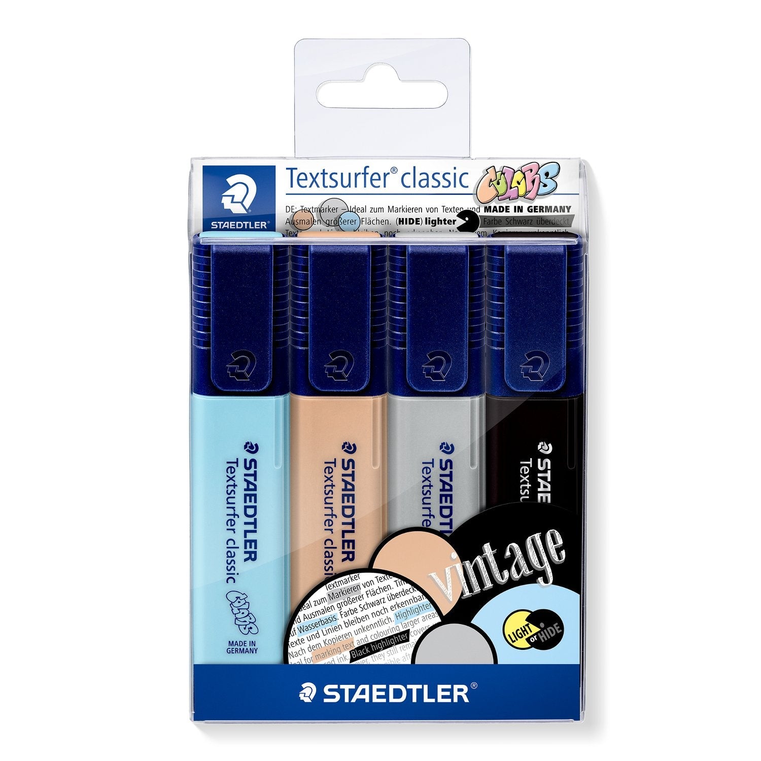 Tekstmarker Staedtler 364 Textsurfer, Pastel/Vintage, CWP10/CWP6/CWP4